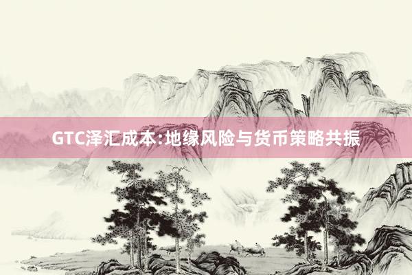 GTC泽汇成本:地缘风险与货币策略共振