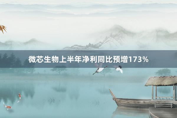 微芯生物上半年净利同比预增173%