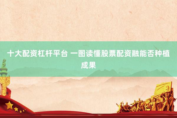十大配资杠杆平台 一图读懂股票配资融能否种植成果