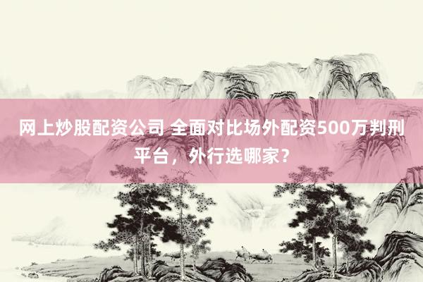 网上炒股配资公司 全面对比场外配资500万判刑平台，外行选哪家？