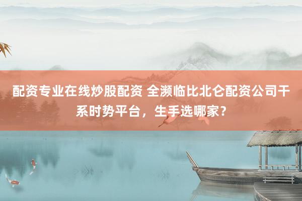 配资专业在线炒股配资 全濒临比北仑配资公司干系时势平台，生手选哪家？